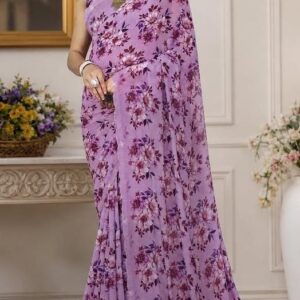 FLORAL PRINTED SAREE