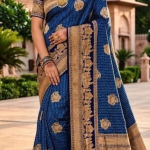 LINED PATTU SAREEE